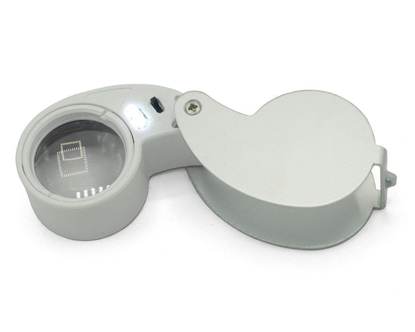 25-mm-Lupe mit LED
